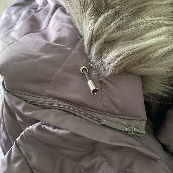 Marc New York Roxbury down filled puffer jacket w/ removable faux fur trim hood - Picture 9 of 13